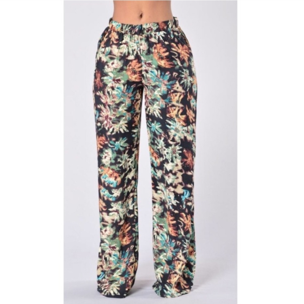 Fashion Nova Island Girl Floral Pants